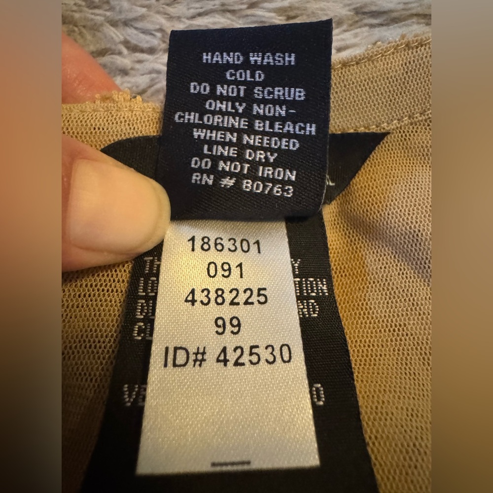 Moda International Cream Ruffled Embellished Blouse - Picture 12 of 16